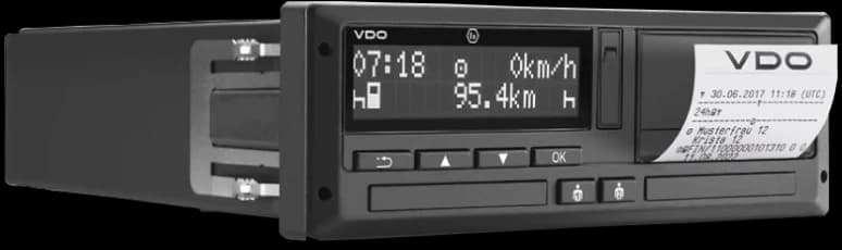 Тахограф VDO для международных перевозок ЕСТР